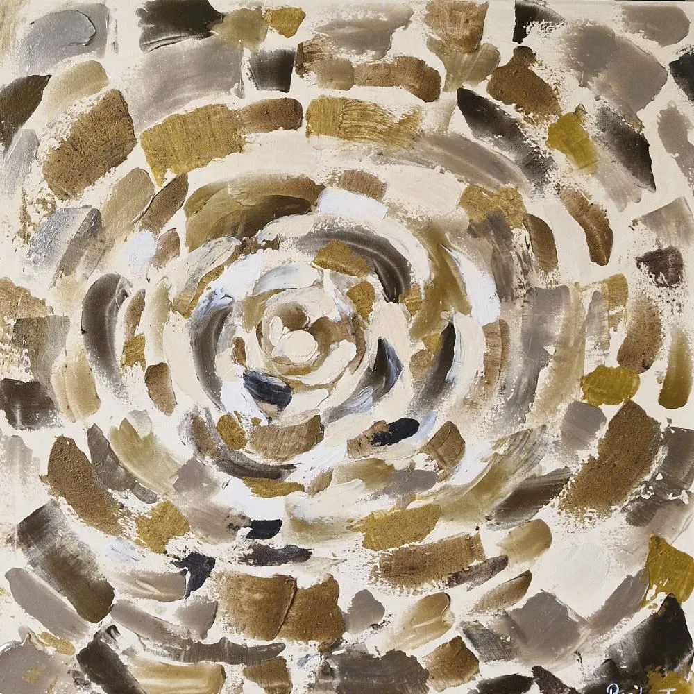 Sandy circle